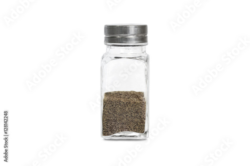 bottle with ground pepper