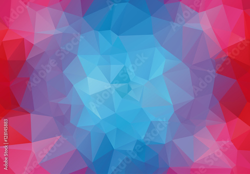 Purple colorful geometric background Origami style with moasic b