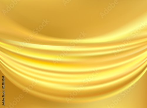xmas gold drape