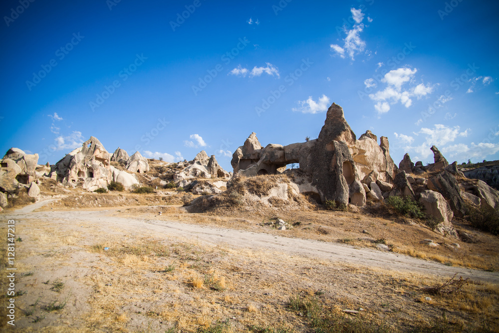 Caves in Cappadocia, Turkey