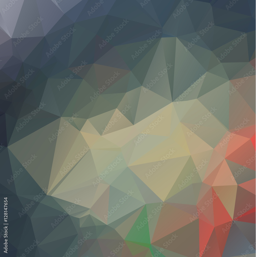 Dark polygonal illustration background design Abstract backgroun
