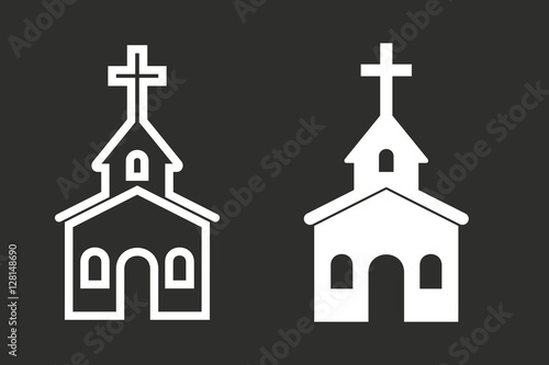 Church - vector icon.