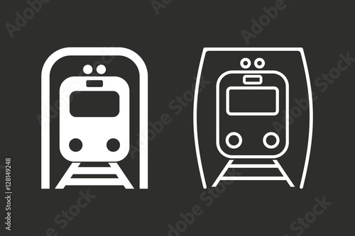 Metro - vector icon.