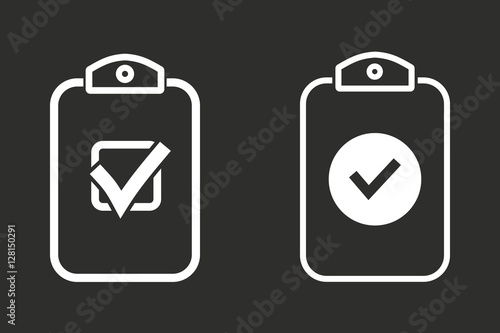 Clipboard - vector icon.