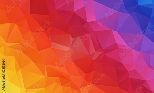 Abstract colorful polygonal illustration effect background geome
