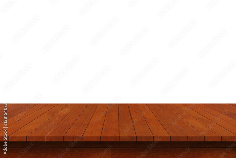 Wood Shelf Table isolated on white background Wood Shelf Table isolated on white background