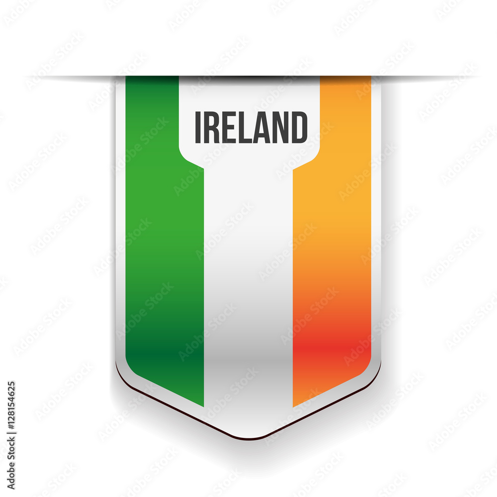 Ireland flag ribbon