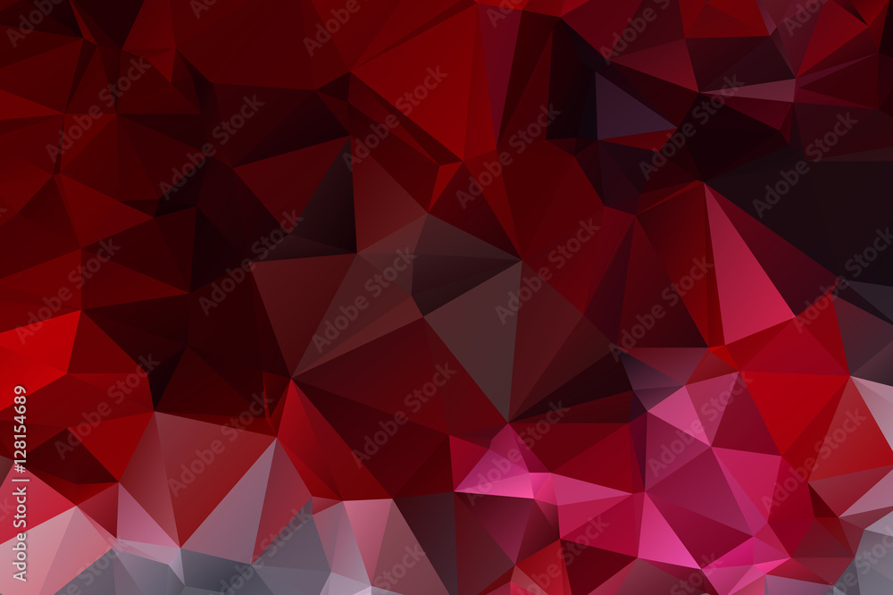Obraz premium Dark polygonal illustration background design Abstract backgroun