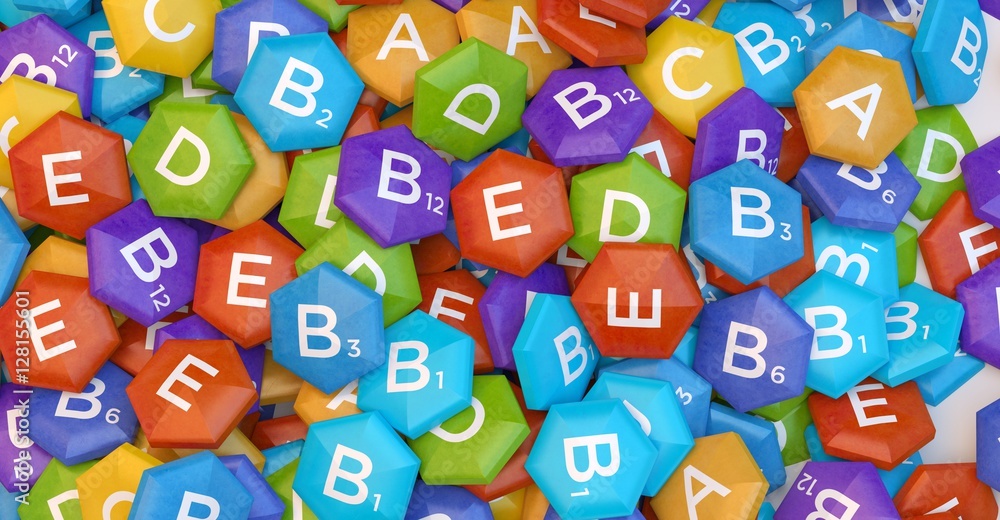 3d rendering colorful vitamins illustration 3d rendering colorful vitamins illustration