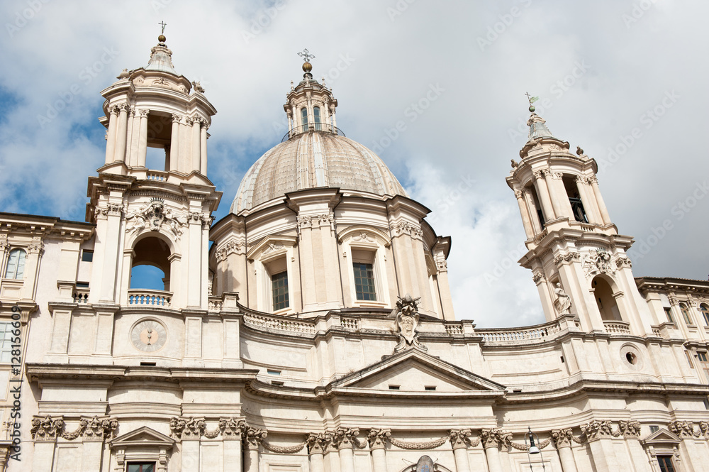 Sant' Agnese in Agone, Piazza Navona, Rome, Italy