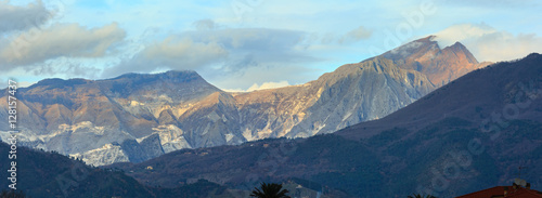 Mountain top panorama, Italy. © wildman