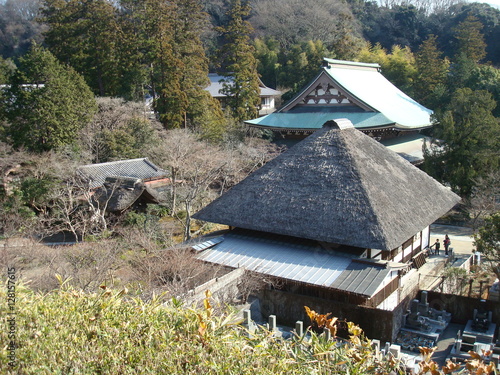 塔頭・龍隠庵から見た円覚寺の境内 photo