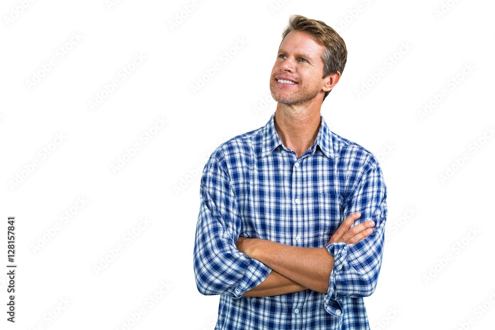 Portrait of happy man standing Portrait of happy man standing