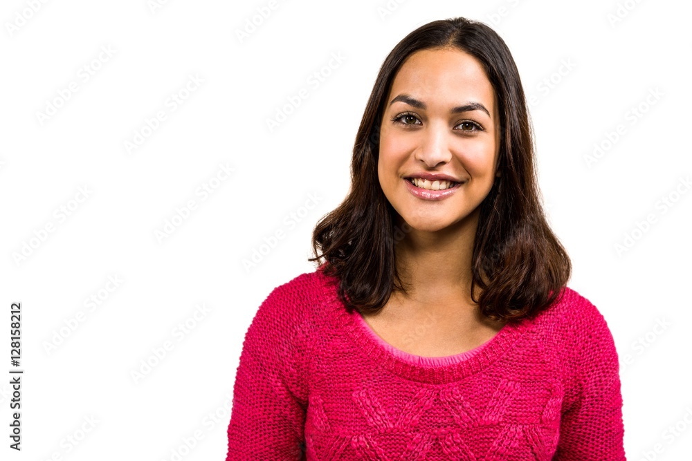 Close-up portrait of confident young woman smiling Close-up portrait of confident young woman smiling