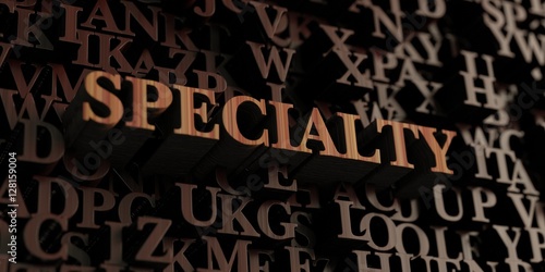 Specialty - Wooden 3D rendered letters/message. Can be used for an online banner ad or a print postcard.