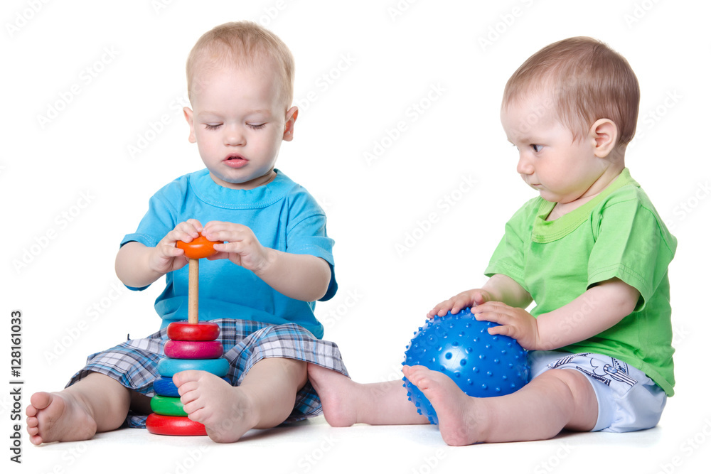 kids boys playing toys together kids boys playing toys together