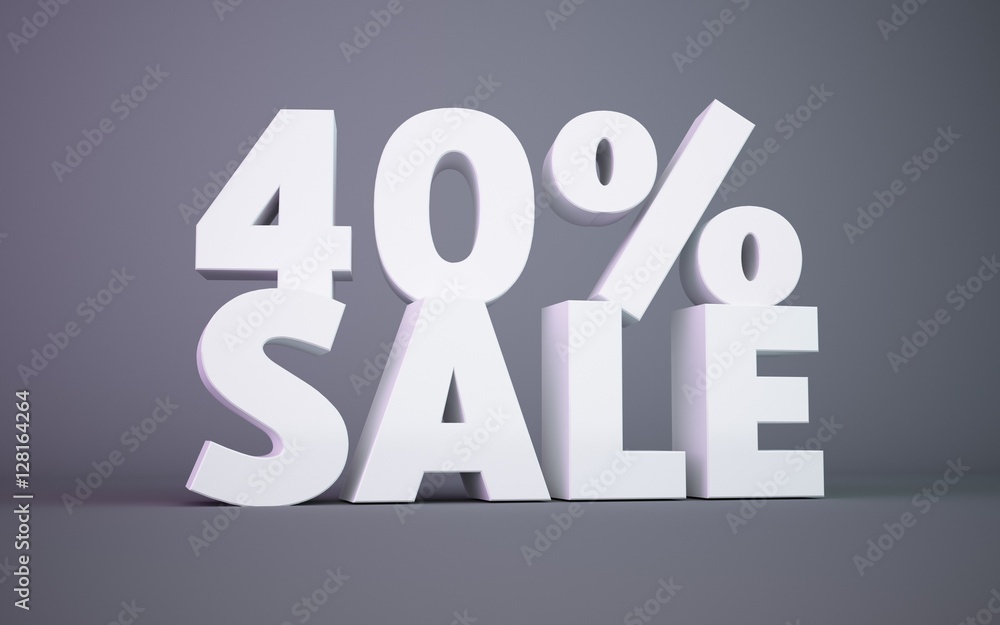 3D percent 40 sale 3D percent 40 sale