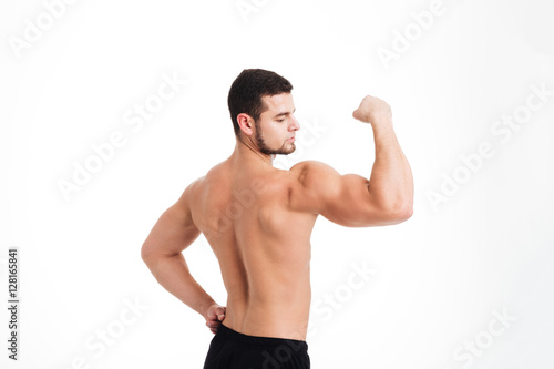 Athletic man posing