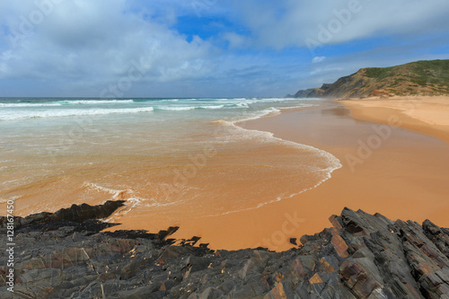 Castelejo beach (Algarve, Portugal).