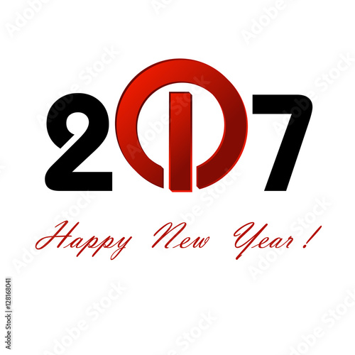 Vector original New Year`s card