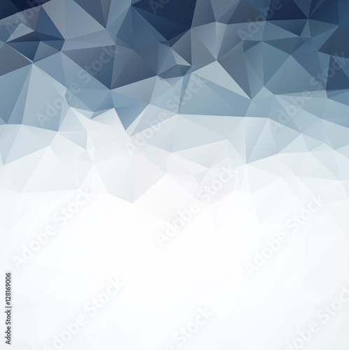 White and Blue background polygonal design Light Color white ill