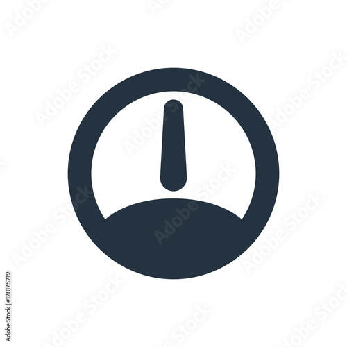 speedometr isolated icon on white background, auto service, repa