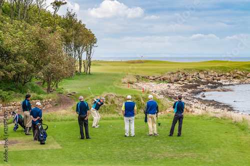 Scottish links golfcourse