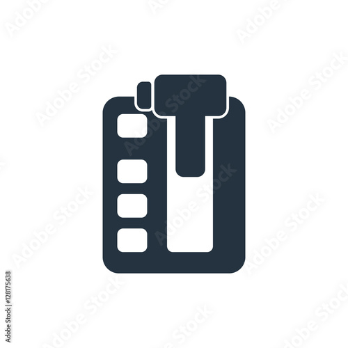 speed shifter isolated icon on white background, auto service, r