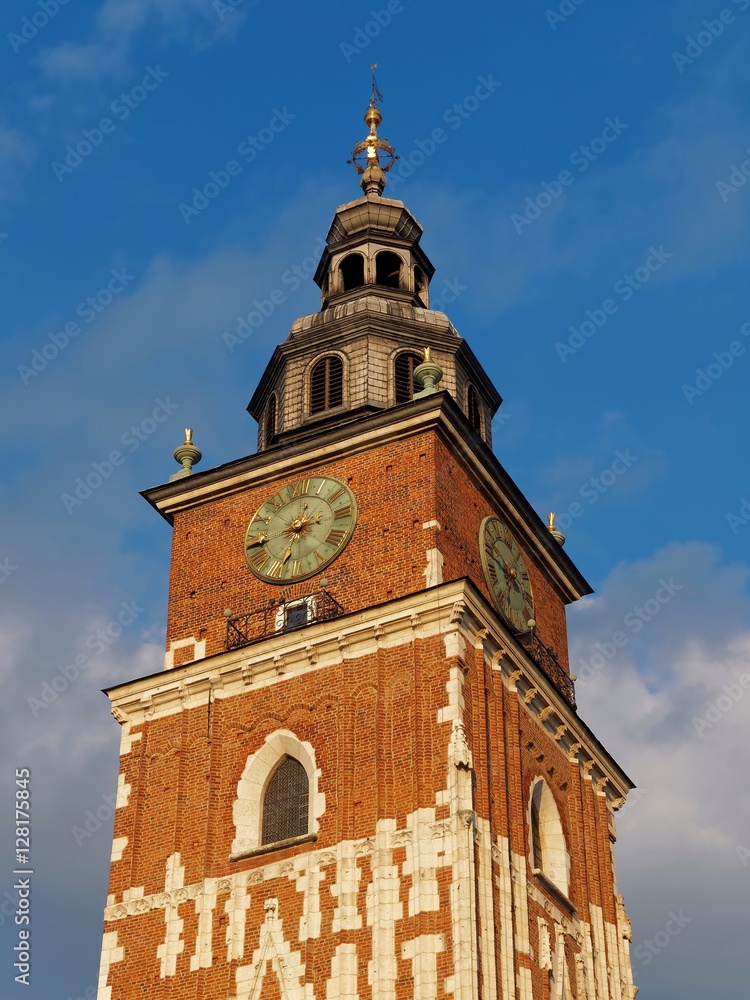 Town Hall Tower (Wieza ratuszowa) in Krakow, Poland