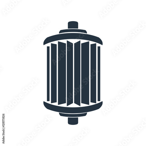 filter isolated icon on white background, auto service, repair,