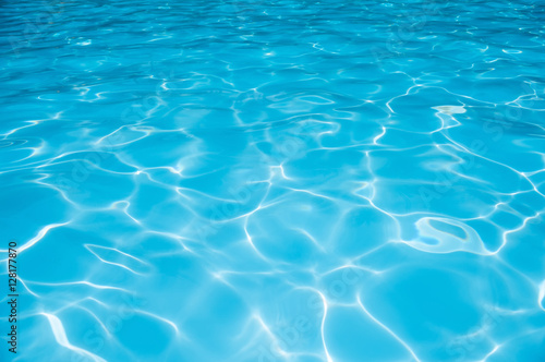 Beautiful ripple water in swimming pool