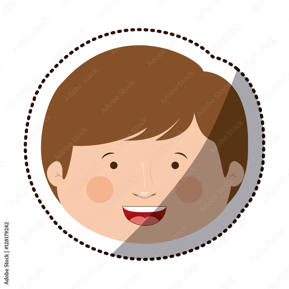 Boy cartoon icon. Kid childhood little people and person theme. Isolated design. Vector illustration Boy cartoon icon. Kid childhood little people and person theme. Isolated design. Vector illustration