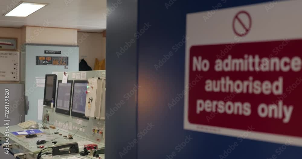 No admittance authorized persons only sign security warning No admittance authorized persons only sign security warning