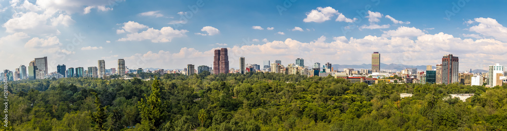 Panoramic View of Mexico City