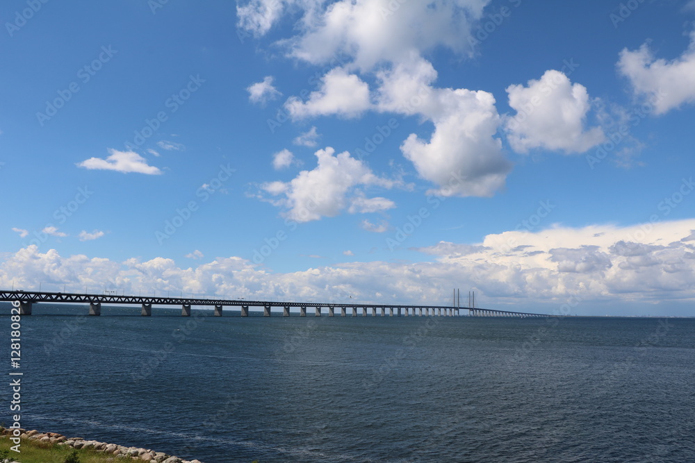 Longest cable-stayed bridge for combined road and rail transport Öresund Bridge
