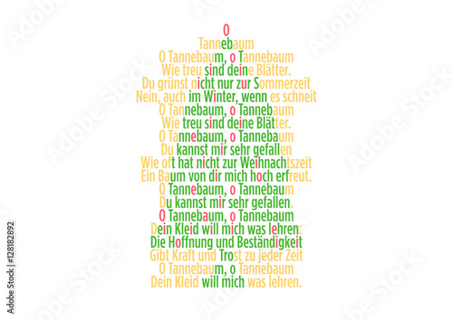 Oh Tannenbaum Weihnachtskarte