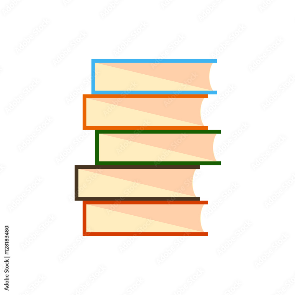 Books vector logo. Books icons. Books isolated on white background. Books vector logo. Books icons. Books isolated on white background.