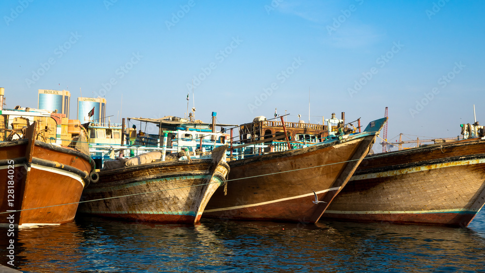 Handelsboot Hafen Dubai