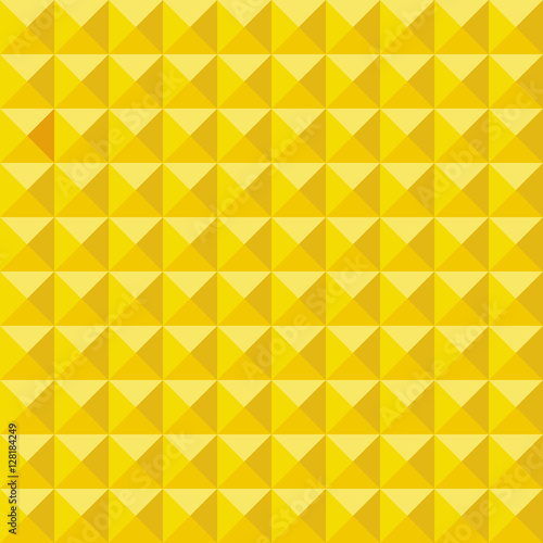 Square yellow pattern. Square plate wall