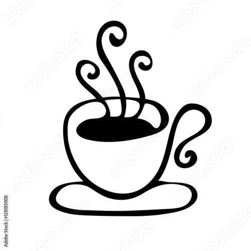 Vector illustration of coffee cup 