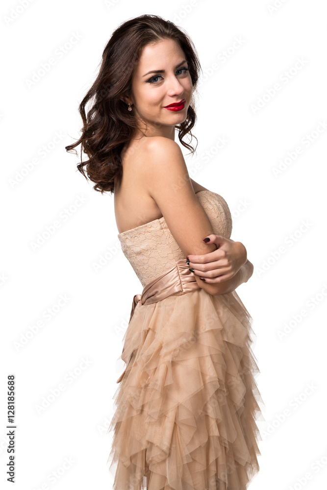 Pretty young girl with her arms crossed Pretty young girl with her arms crossed