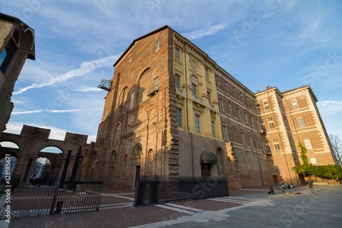 Foto View of the Rivoli Castle in Rivoli near Turin, Italy
