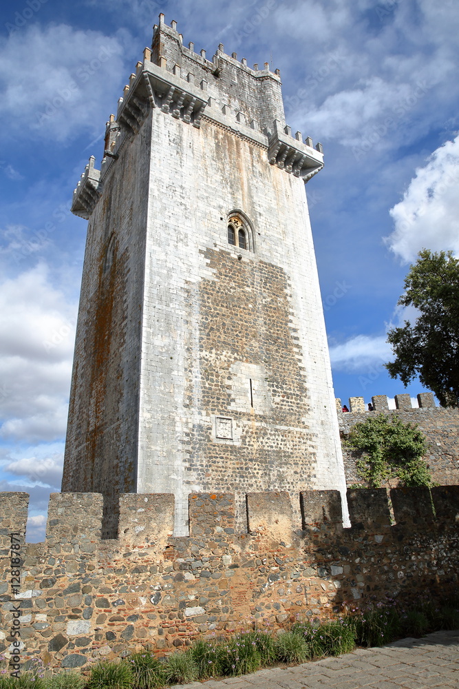BEJA, PORTUGAL: The castle and the Tower