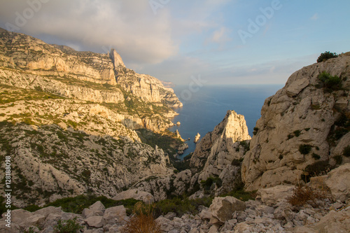 Calanques near Marseille and Cassis in south of France © photomaticstudio