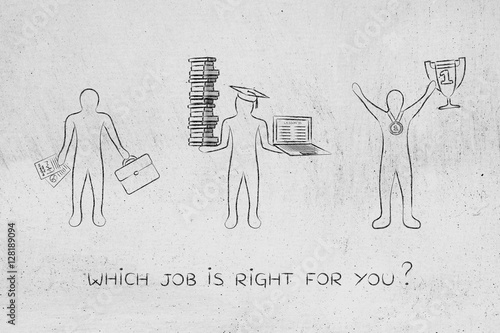 the best job for you: men with different career choices