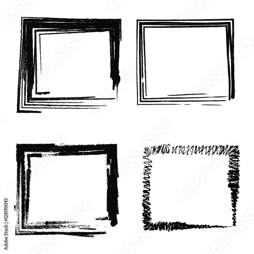 set abstract picture frames