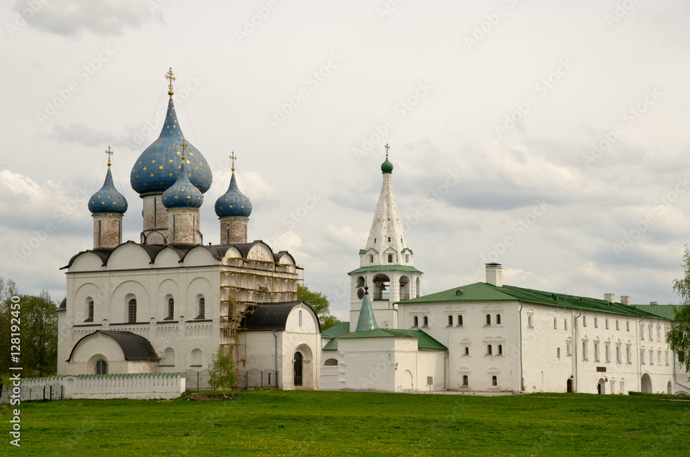 Ancient kremlin in the Suzdal town