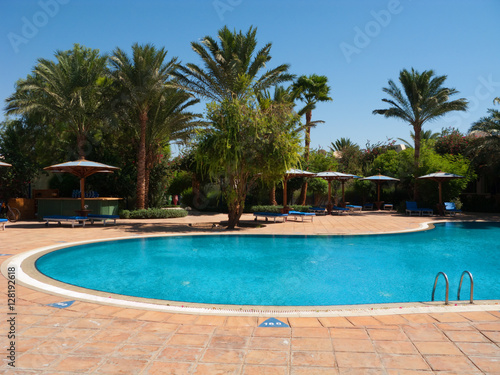 Beautiful hotel pool