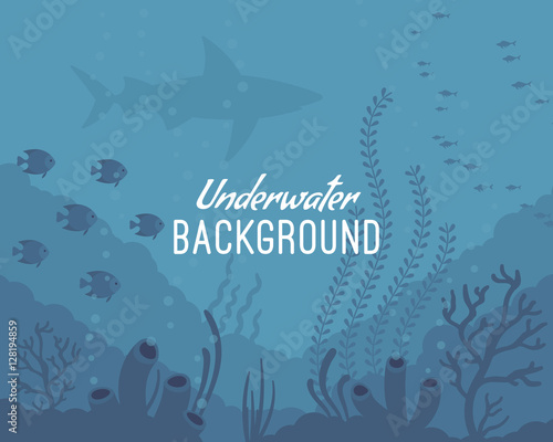 Underwater background template