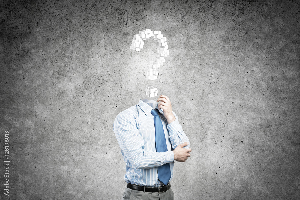 Big question in his head